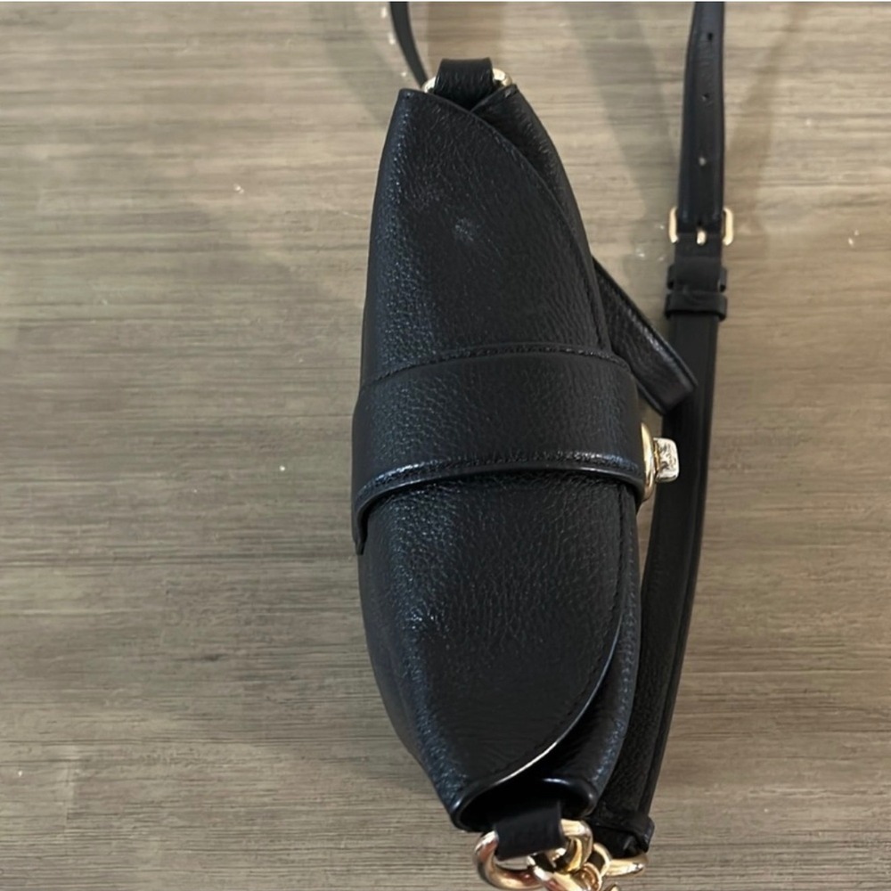 Coach C2814 Addie Black Pebbled
Leather Crossbody Bag - Picture 4 of 12